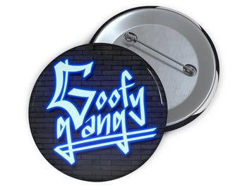Goofy Gang (Black Logo) Pin Buttons