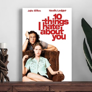 10 things I hate about you Movie Poster,Home Decor Poster,Room Decoration Printing,Photo Wall Art Poster,Canvas Print,Festive Gift