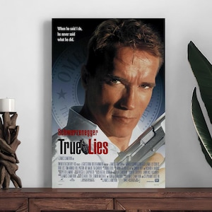 True Lies Movie Poster,Home Decor Poster,Room Decoration Printing,Photo Wall Art Poster,Canvas Print,Festive Gift
