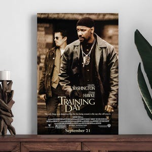Training Day Movie Poster,Home Decor Poster,Room Decoration Printing,Photo Wall Art Poster,Canvas Print,Christmas Gift