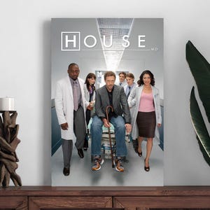 Cartaz do filme House M.D., pôster de decoração para casa, impressão de decoração de quarto, pôster de arte de parede com foto, impressão em tela, presente festivo