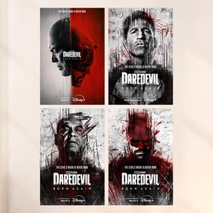 Daredevil Born Wieder Film Poster, Wohnkultur Poster, Raumdekoration Druck, Foto Wand Kunst Poster, Leinwand Druck, Festliches Geschenk