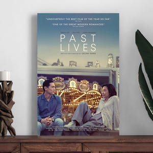 Poster del film Past Lives, poster per la decorazione della casa, stampa per la decorazione della stanza, poster fotografico da parete, stampa su tela, regalo migliore, poster di diverse dimensioni
