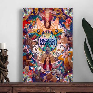 Everything Everywhere All At Once Movie Poster,Home Decor Poster,Room Decoration Printing,Photo Wall Art Poster,Canvas Print,Christmas Gift