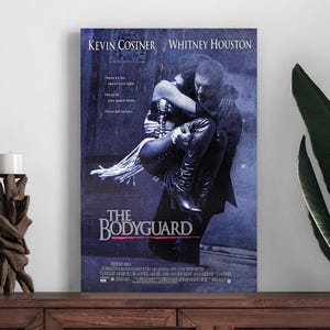 Pôster do filme O Guarda-Costas, pôster para decoração de casa, impressão para decoração de quarto, pôster com arte de parede com foto, impressão em tela, presente de Natal