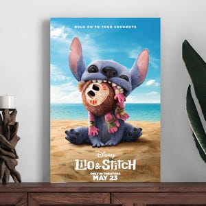Pôster do filme Lilo & Stitch versão Dog Man 2025, pôster de decoração para casa, impressão de decoração de quarto, pôster de arte de parede com foto, presente