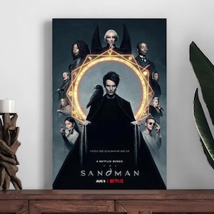 Pôster do filme Sandman, pôster de decoração para casa, impressão de decoração de quarto, pôster de arte de parede com foto, impressão em tela, presente festivo