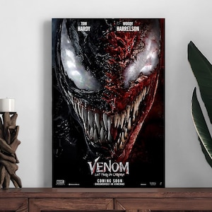 Venom: Let There Be Carnage Filmplakat, Wohndekor Poster, Raumdekoration Druck, Fotowand Kunst Poster,Leinwanddruck, Festliches Geschenk