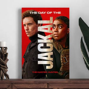O Dia do Chacal 2025 Cartaz do Filme, Cartaz de Decoração para Casa, Impressão de Decoração de Quarto, Cartaz de Arte de Parede com Foto, Presente de Natal