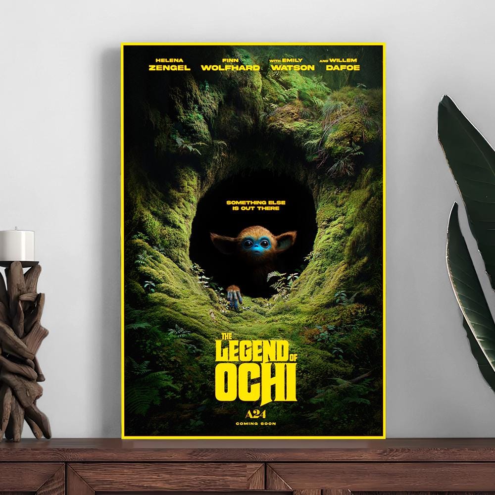 A24 新作 The Legend Of Ochi 映画館用ポスター 送料込み The Legend of Ochi (2025) movie poster