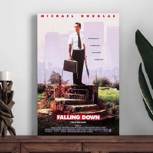 Cartaz do filme Falling Down, pôster de decoração para casa, impressão de decoração de quarto, pôster de arte de parede com foto, impressão em tela, presente festivo
