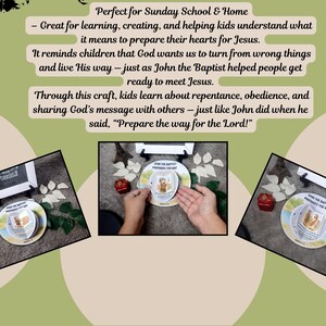 John the Baptist Prepares the Way – Bible Story Craft for Kids | Sunday ...