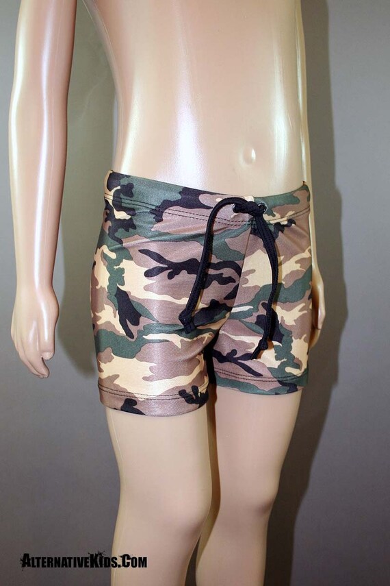 boys camo swim shorts