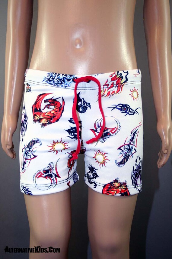 dragon swim trunks