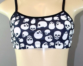 Women's  Skull crop top