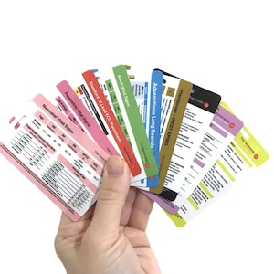 Australian & New Zealand Paramedic Assessment Reference Card Pack + FREE CARABINER!