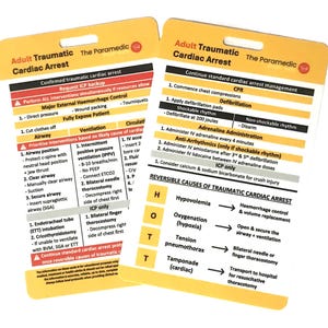 Australian Paramedic Traumatic Cardiac Arrest Reference Card