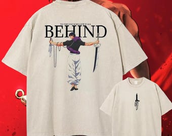 A chi ha lasciato tutto alle spalle, maglietta bianca unisex – 100% cotone, oversize, stile anni &#39;90, merchandising per cosplay di videogiochi gotici