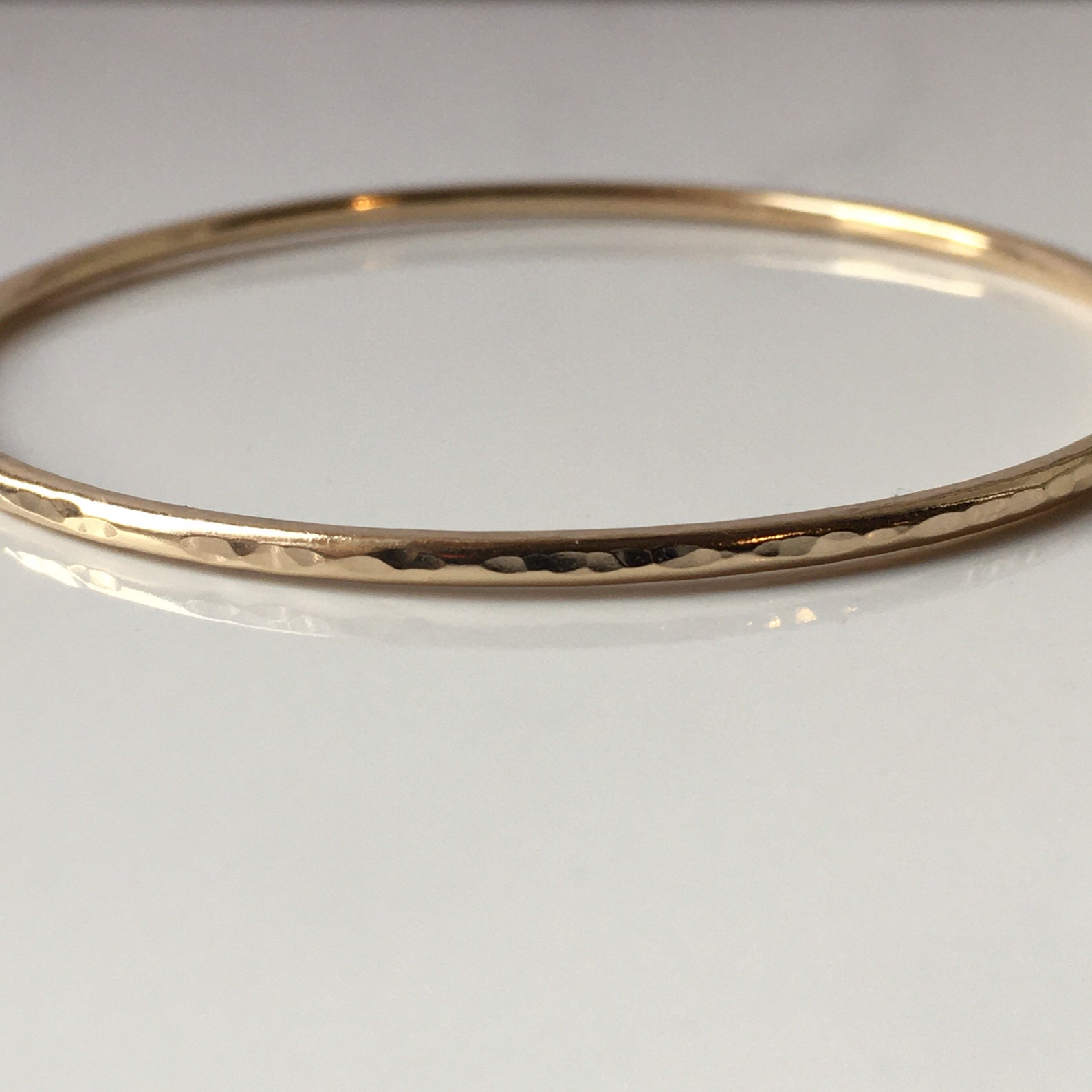 Solid Gold Bangle 9ct Gold Bangle Recycled Gold Gift for Etsy