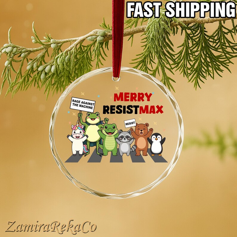 Resistmas Rabbit Resist Inflatable Costume Portland Frog Merry Resistmas Christmas ...
