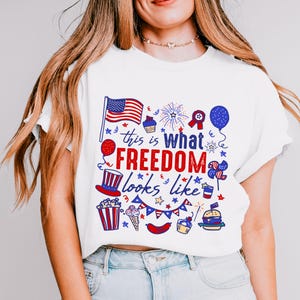 So sieht Freiheit aus 4. Juli Shirt, Patriotisches Shirt, Fifth of Jul Shirt, 4. Juli, Unabhängigkeitstag Shirt, Volkstrauertag
