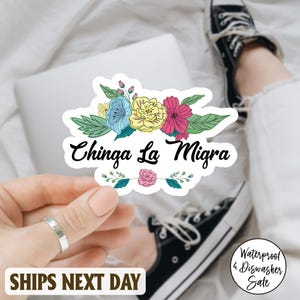 Immigrant Rights Chinga La Migra Sticker/Magnet, Anti-ICE Sticker, Mexican Activist, Immigrant Rights Vinyl sticker, Abolish ICE
