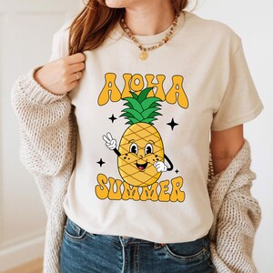 Maglietta &quot;Aloha Summer Vacation&quot;, maglietta &quot;viaggio alle Hawaii&quot;, vacanza in famiglia alle Hawaii, maglietta personalizzata &quot;Family 2025&quot;, magliette da spiaggia, maglietta da viaggio 2025, viaggio alle Hawaii