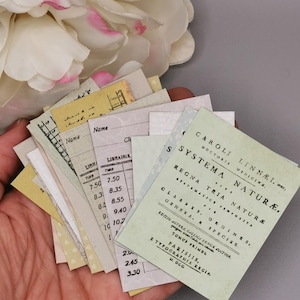 Ephemera : 24 pièces décoratives à coller