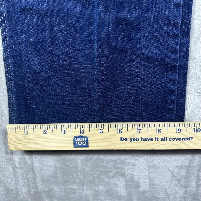 VINTAGE Wrangler Jeans Mens 34 Blue Rapid Transit 80s Denim Straight Leg Cowboy image 6