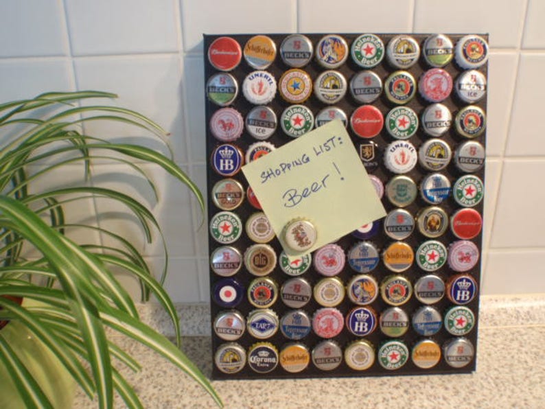 Wall Art Board German Beer Bottle Caps Bottlecap Etsy
