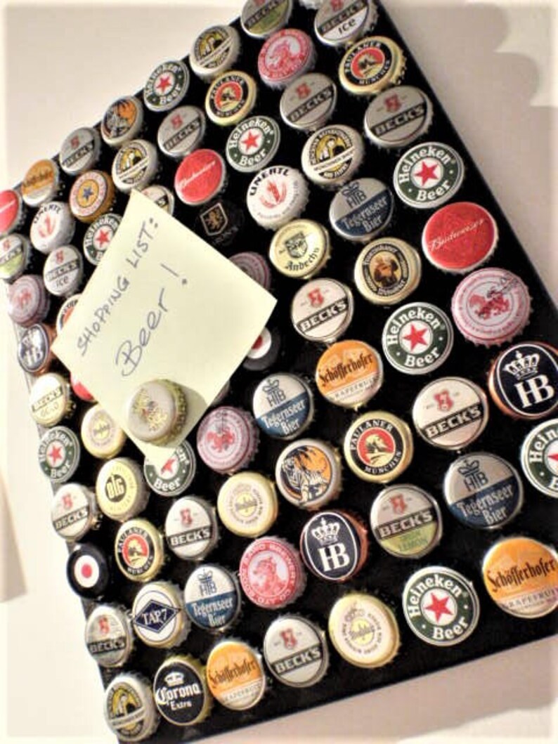 Wall Art Board German Beer Bottle Caps Bottlecap Etsy