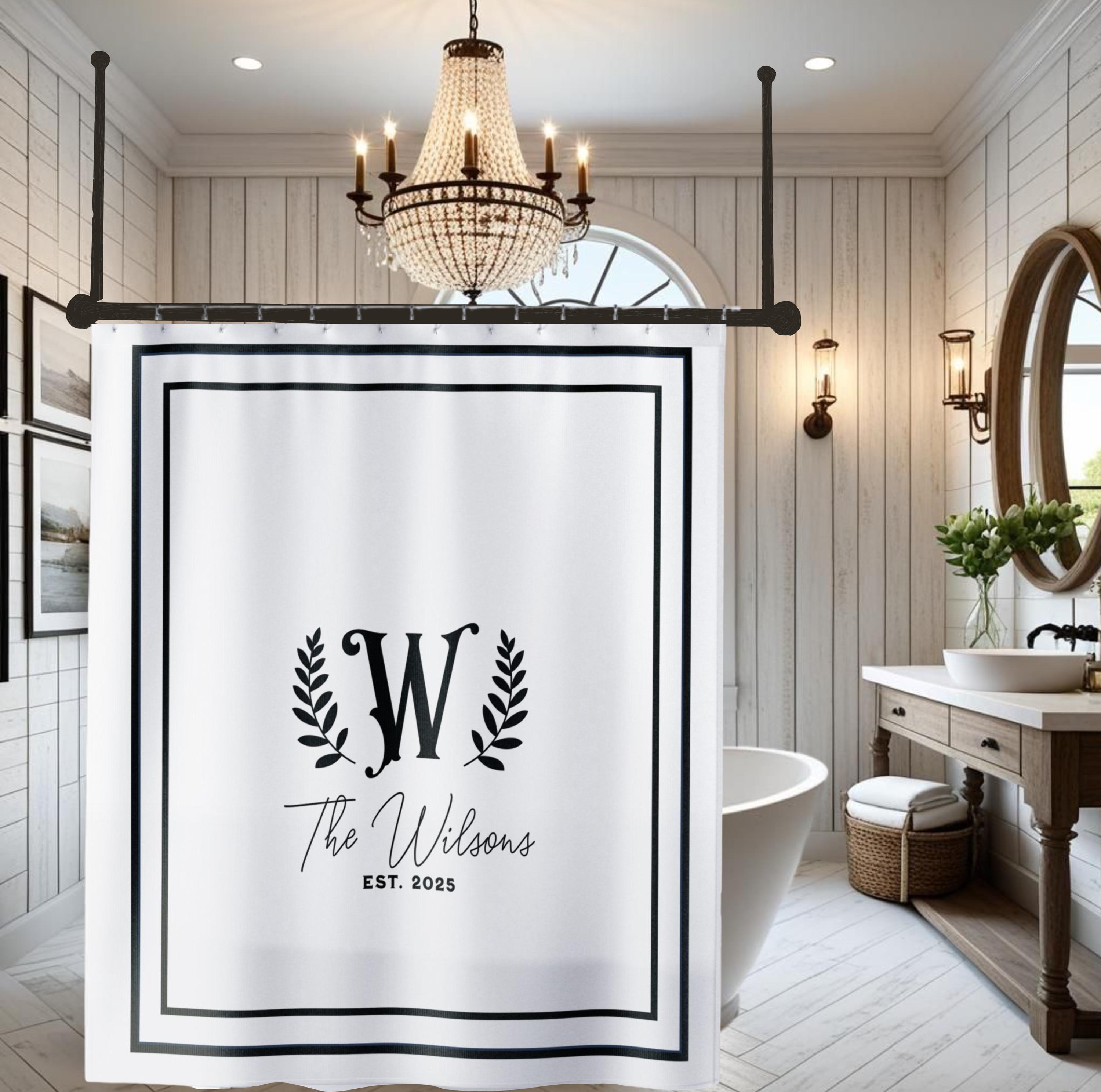 Monogrammed Bath Set: Personalized Elegant Bathroom Decor - Etsy