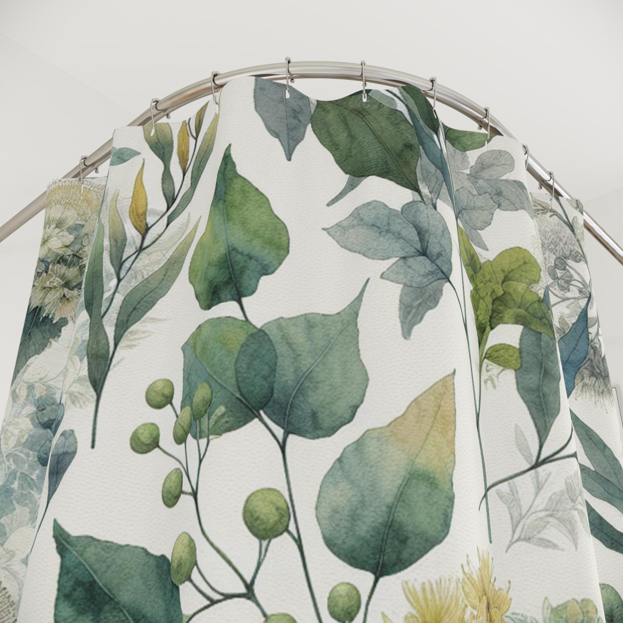 Botanisch douchegordijn eucalyptus: door de natuur