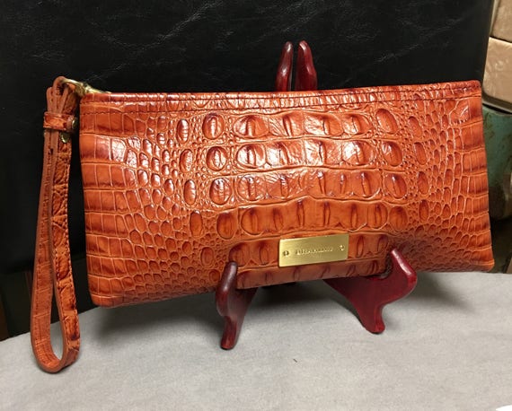 brahmin clutch wristlet