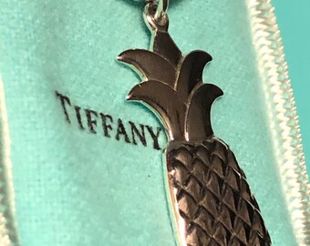 Vintage Tiffany & Co Pineapple Sterling 925 Pendant/ Keyring Vintage Tiffany & Co Pineapple Sterling 925 Pendant/ Keyring