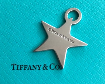 Vintage Tiffany & Co Sterling Star Charm Pendant