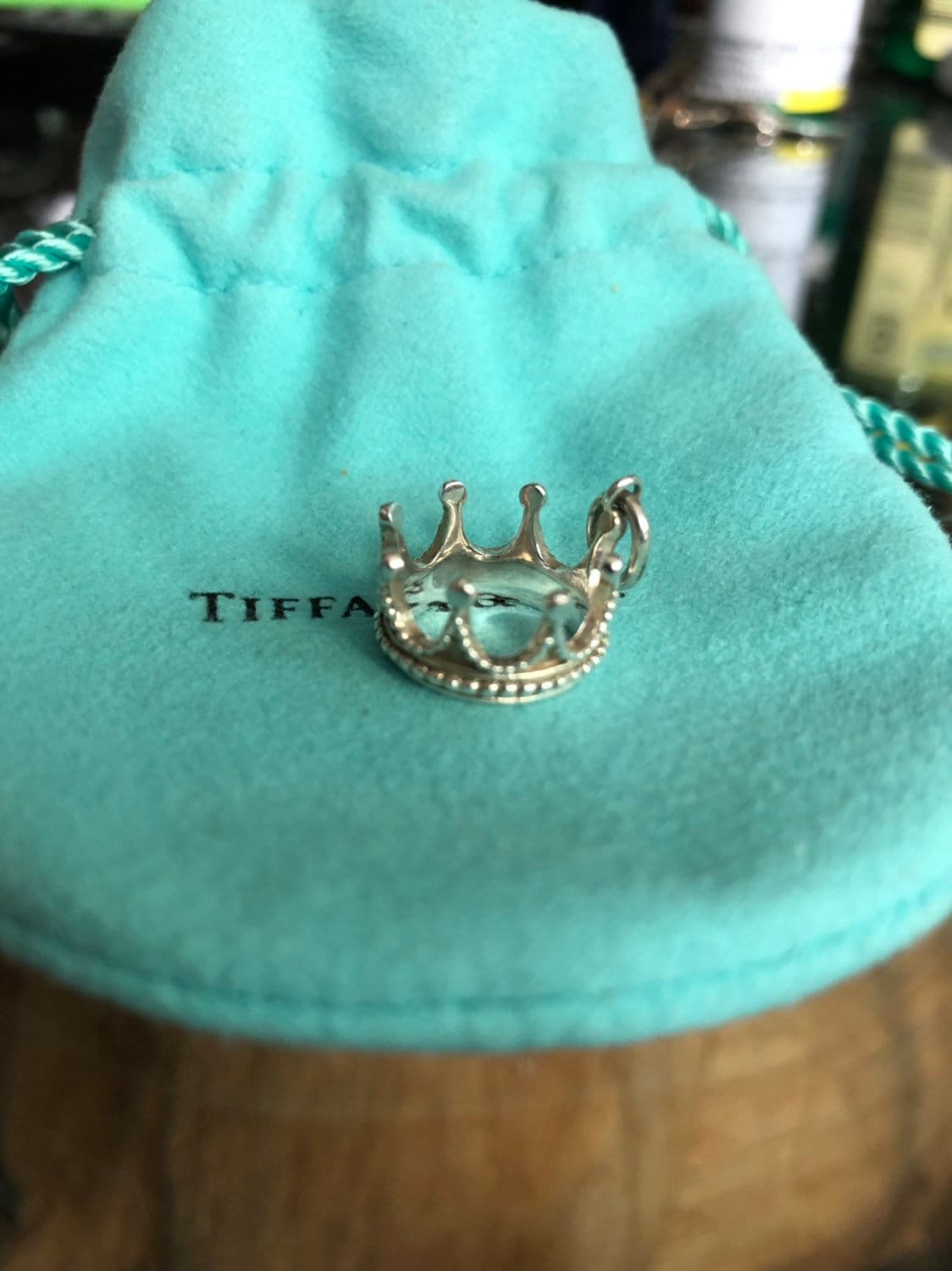 Tiffany & Co. Crown Key Diamond 18k Rose Gold Pendant Necklace Tiffany & Co.  | TLC