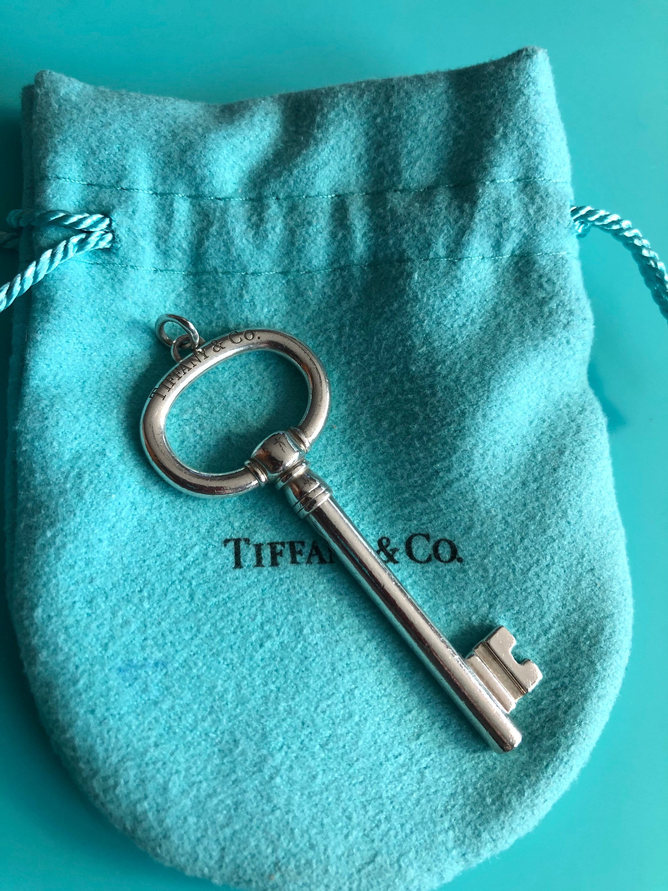 Extra LARGE 2.5 Sterling Silver Key 
