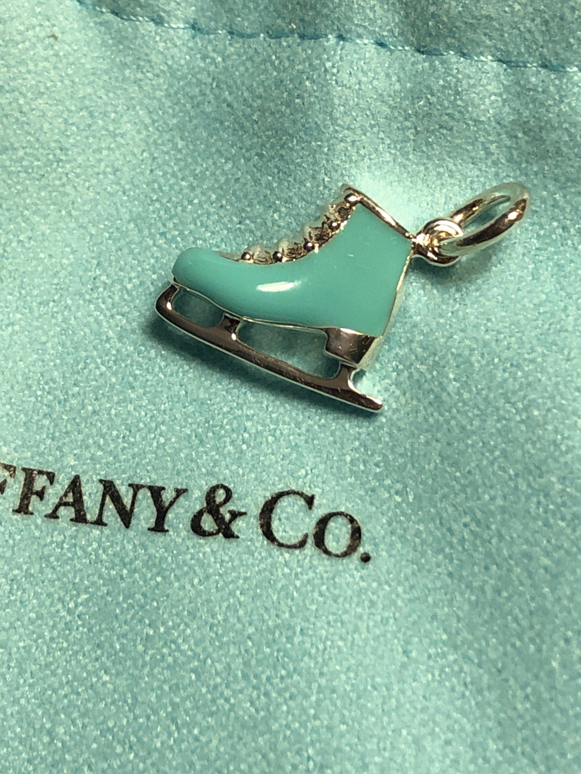 Ice skate charm tiffany sale