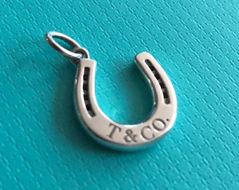 Vintage  Tiffany & Co Sterling Silver Horseshoe Lucky Charm RETIRED