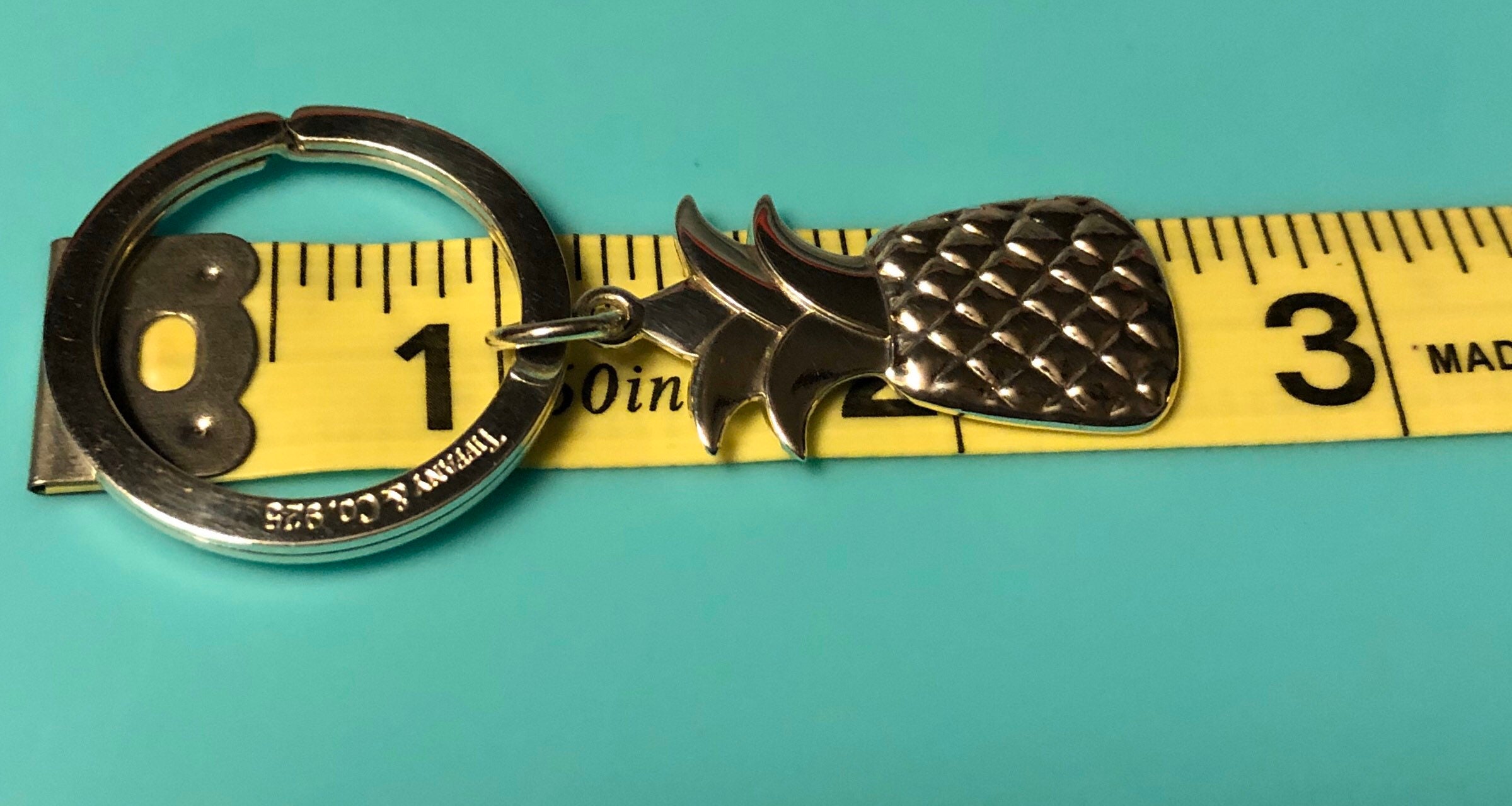 Vintage Tiffany & Co Pineapple Sterling 925 Pendant/ Keyring Vintage Tiffany & Co Pineapple Sterling 925 Pendant/ Keyring
