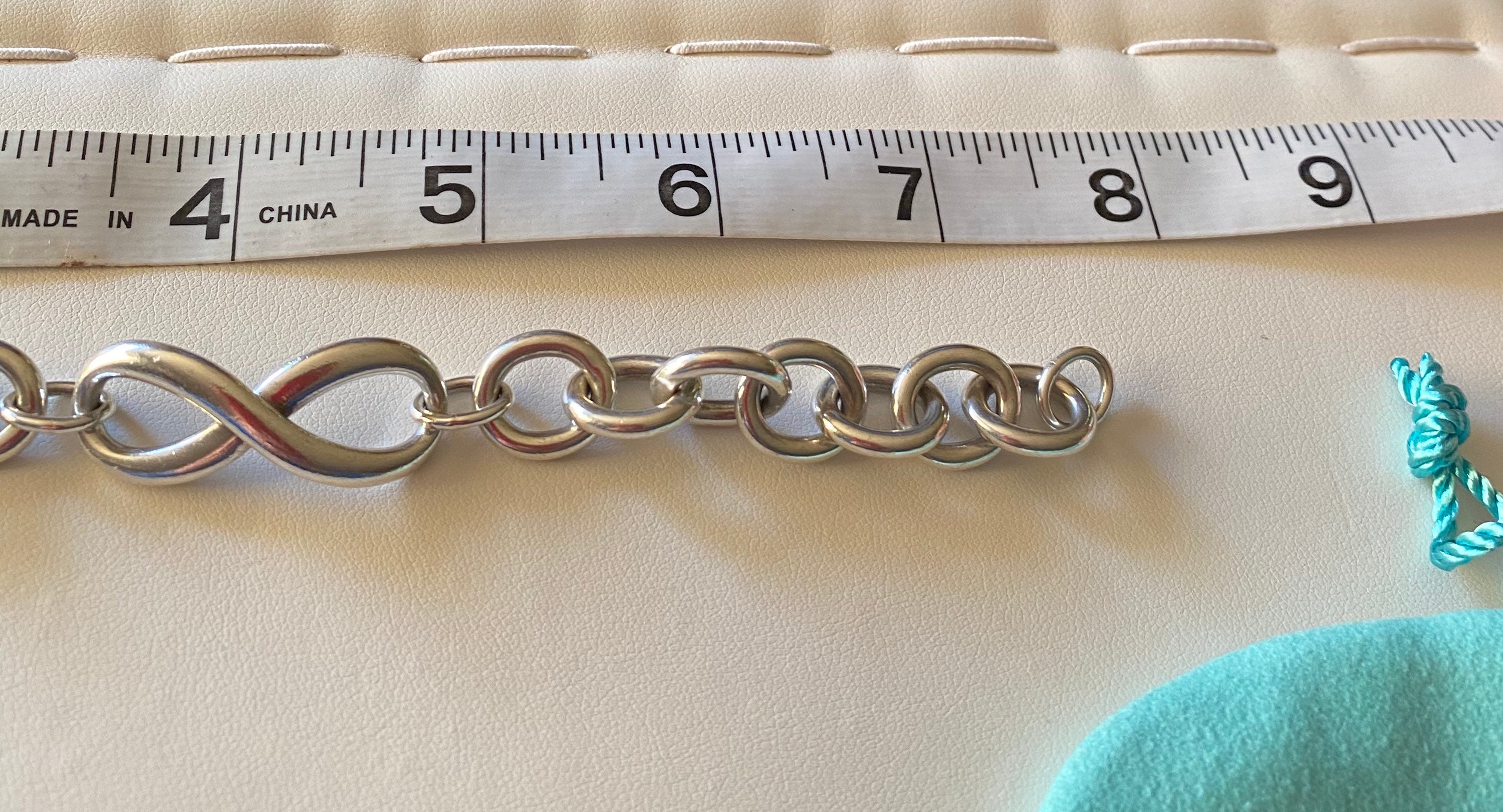 Vintage Tiffany & Co Retired Large Link Infinity Bracelet 7.5 - Etsy