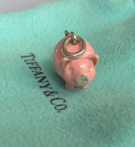 tiffany pig charm