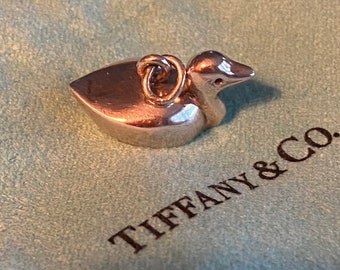 Vintage Tiffany & Co Sterling Drake Duck Waterfowl Charm