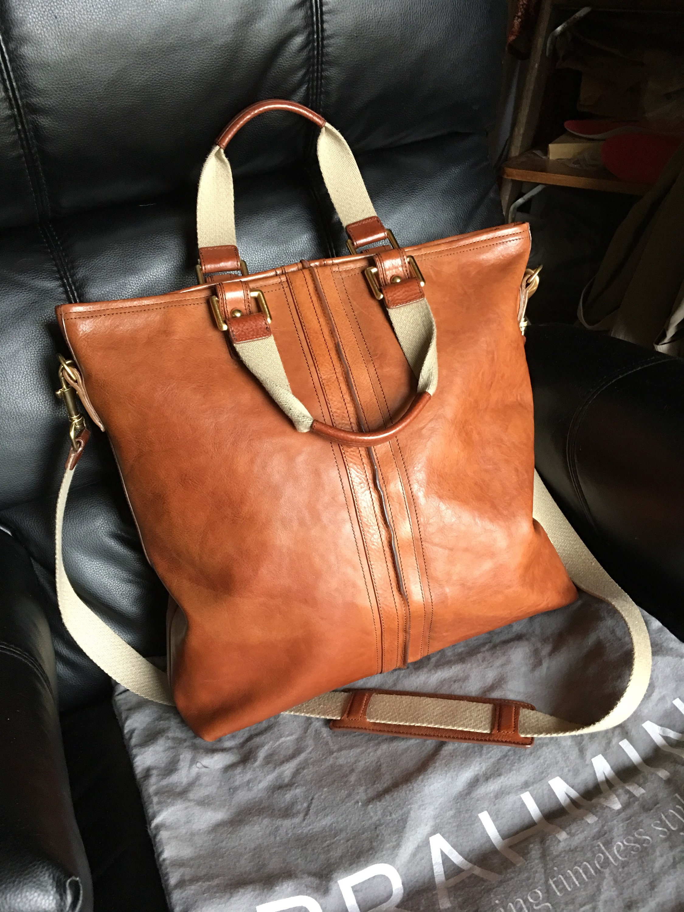 Brahmin Briefcase Etsy