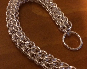 Silver Full Persian Chainmaille Bracelet