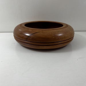 7.5” hand turned  cherry  bowl
