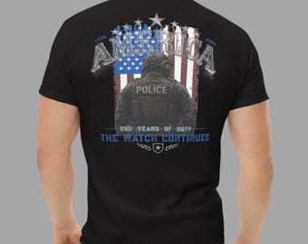 250th USA Pride Shirt - Police Edition