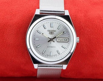 ヴィンテージ リニューアル セイコー 5 自動巻き 日本製 デイデイト