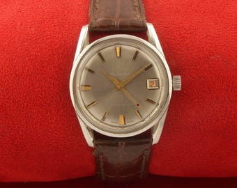 Reloj de pulsera automático vintage Titoni Airmaster de 23 joyas para hombre, 32 mm sin corona, número 19